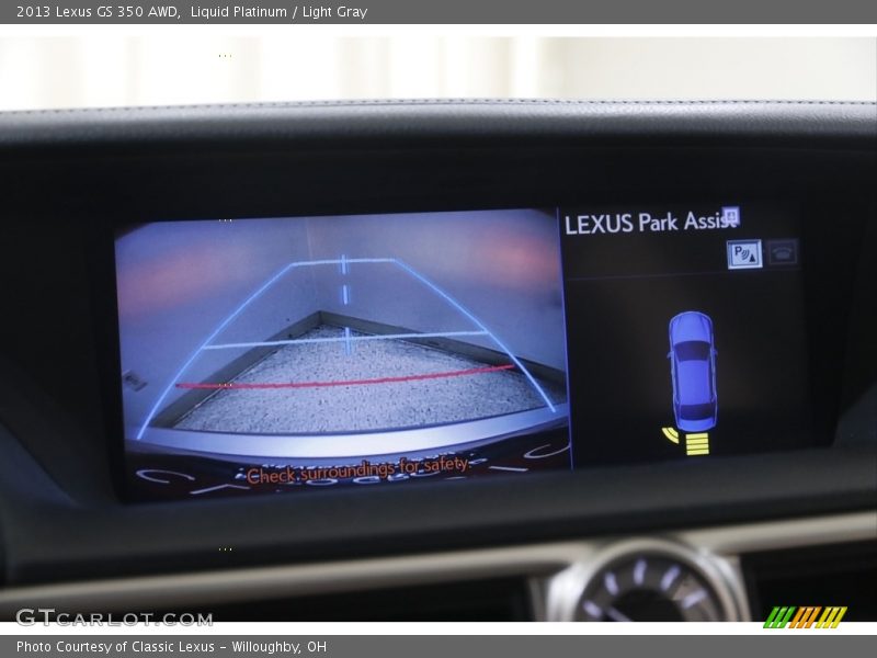 Liquid Platinum / Light Gray 2013 Lexus GS 350 AWD
