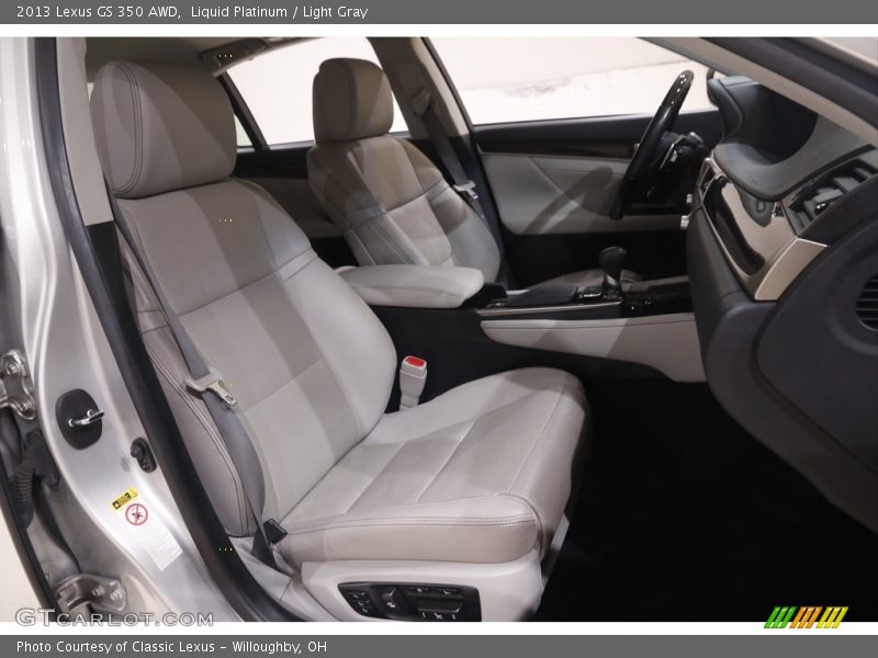 Liquid Platinum / Light Gray 2013 Lexus GS 350 AWD