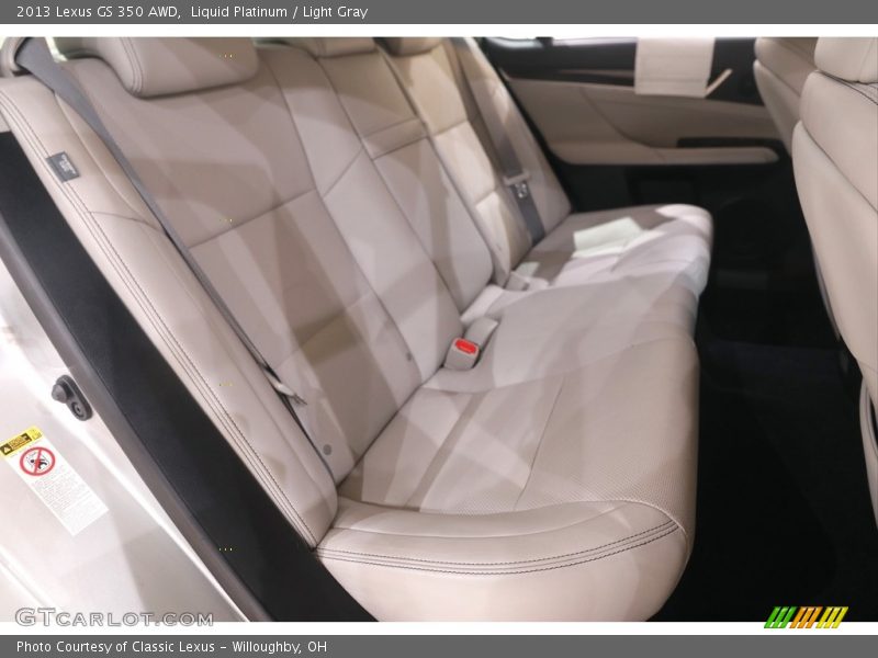 Liquid Platinum / Light Gray 2013 Lexus GS 350 AWD