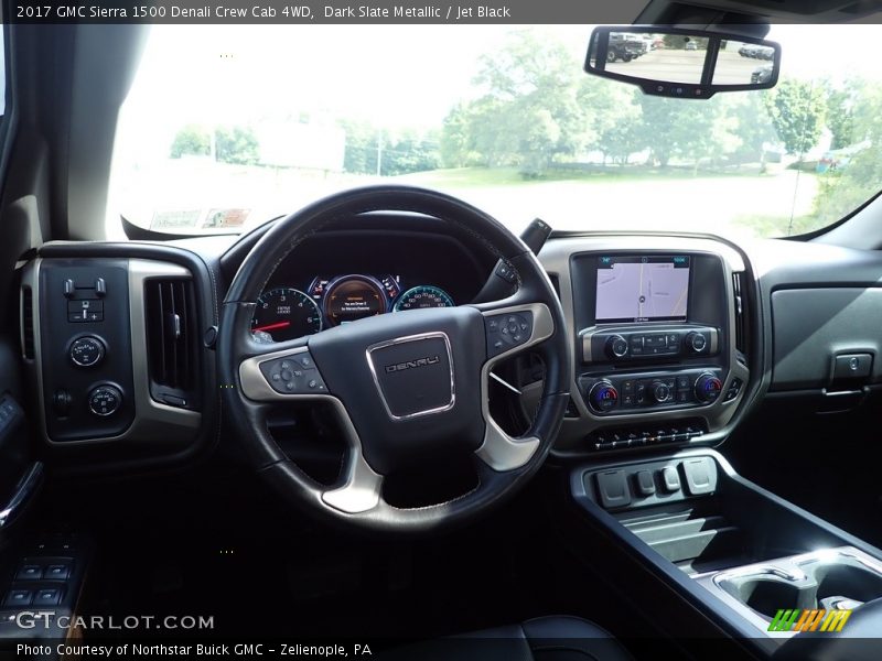 Dark Slate Metallic / Jet Black 2017 GMC Sierra 1500 Denali Crew Cab 4WD