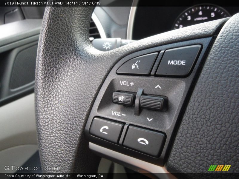 Molten Silver / Gray 2019 Hyundai Tucson Value AWD