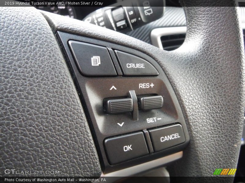 Molten Silver / Gray 2019 Hyundai Tucson Value AWD