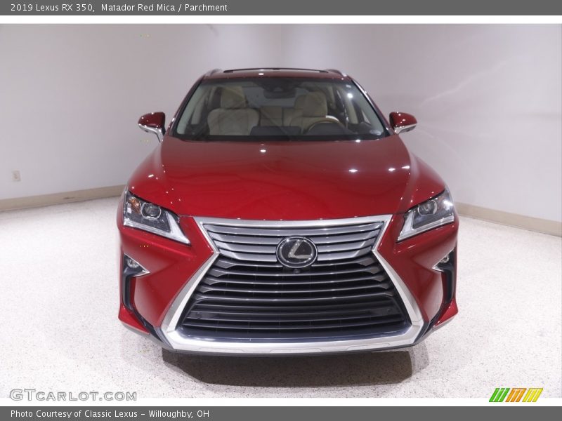 Matador Red Mica / Parchment 2019 Lexus RX 350