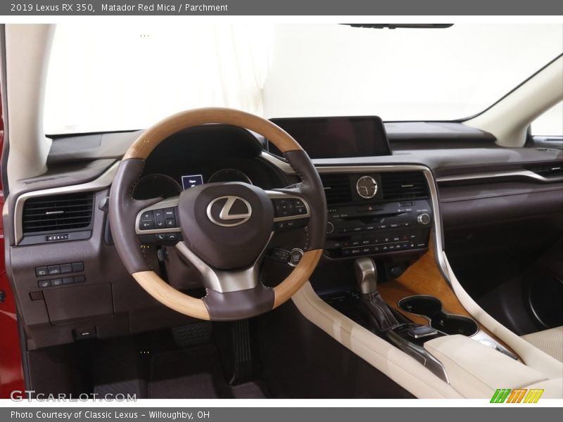 Dashboard of 2019 RX 350