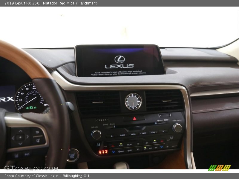 Dashboard of 2019 RX 350