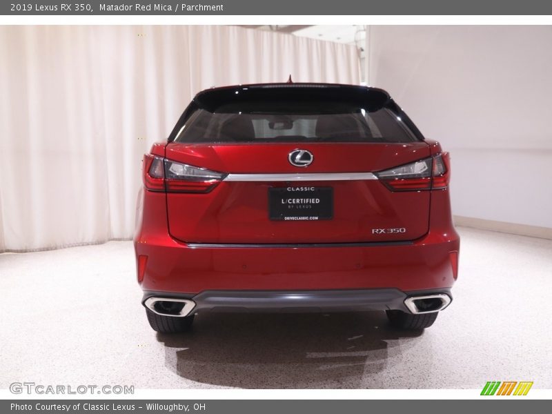 Matador Red Mica / Parchment 2019 Lexus RX 350