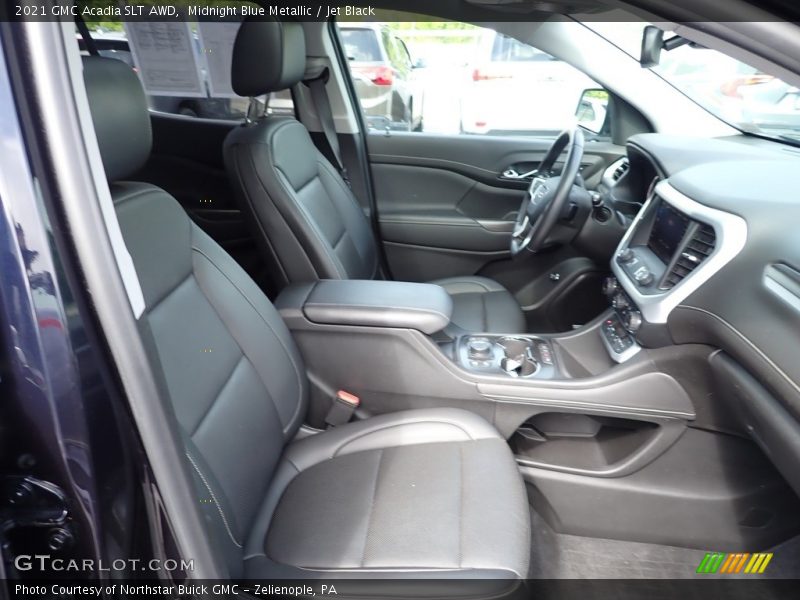 Midnight Blue Metallic / Jet Black 2021 GMC Acadia SLT AWD