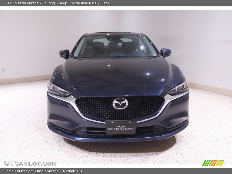 Deep Crystal Blue Mica / Black 2020 Mazda Mazda6 Touring