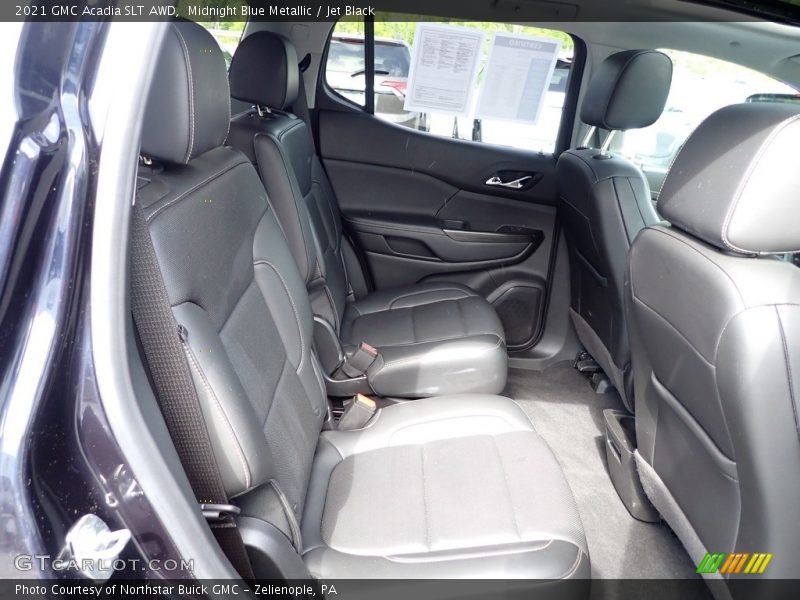 Midnight Blue Metallic / Jet Black 2021 GMC Acadia SLT AWD