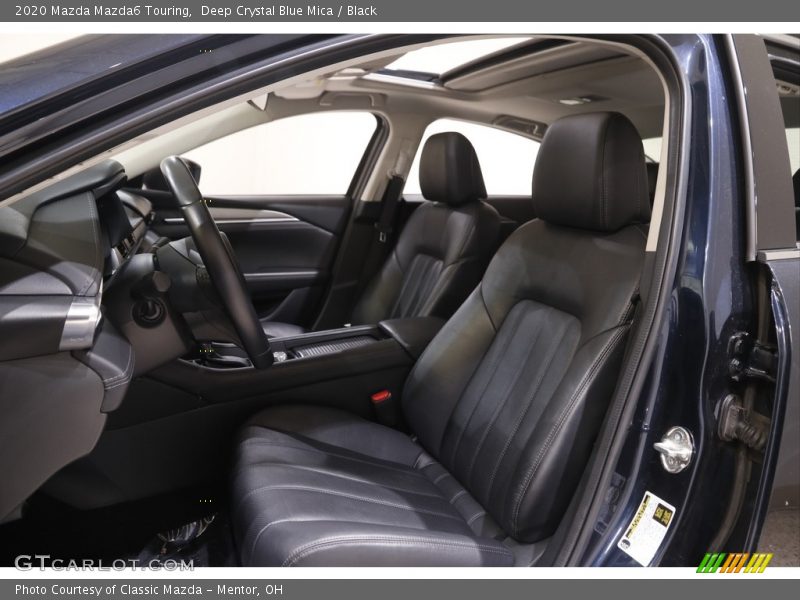 Deep Crystal Blue Mica / Black 2020 Mazda Mazda6 Touring