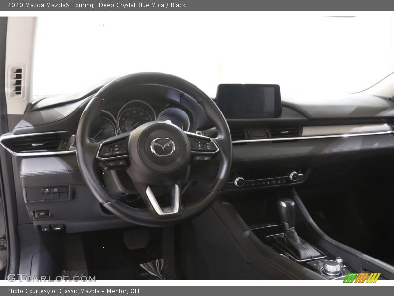 Deep Crystal Blue Mica / Black 2020 Mazda Mazda6 Touring