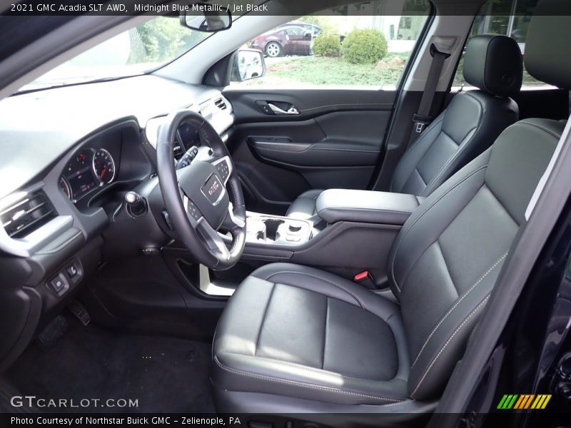 Midnight Blue Metallic / Jet Black 2021 GMC Acadia SLT AWD