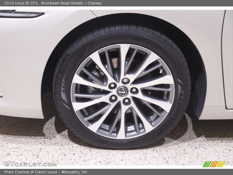 Moonbeam Beige Metallic / Chateau 2019 Lexus ES 350