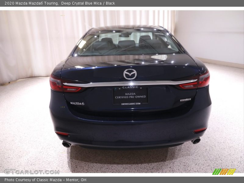 Deep Crystal Blue Mica / Black 2020 Mazda Mazda6 Touring