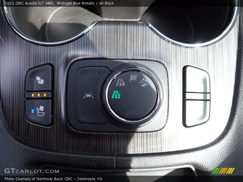 Midnight Blue Metallic / Jet Black 2021 GMC Acadia SLT AWD