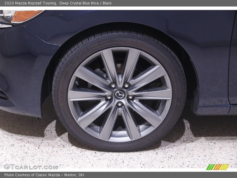 Deep Crystal Blue Mica / Black 2020 Mazda Mazda6 Touring
