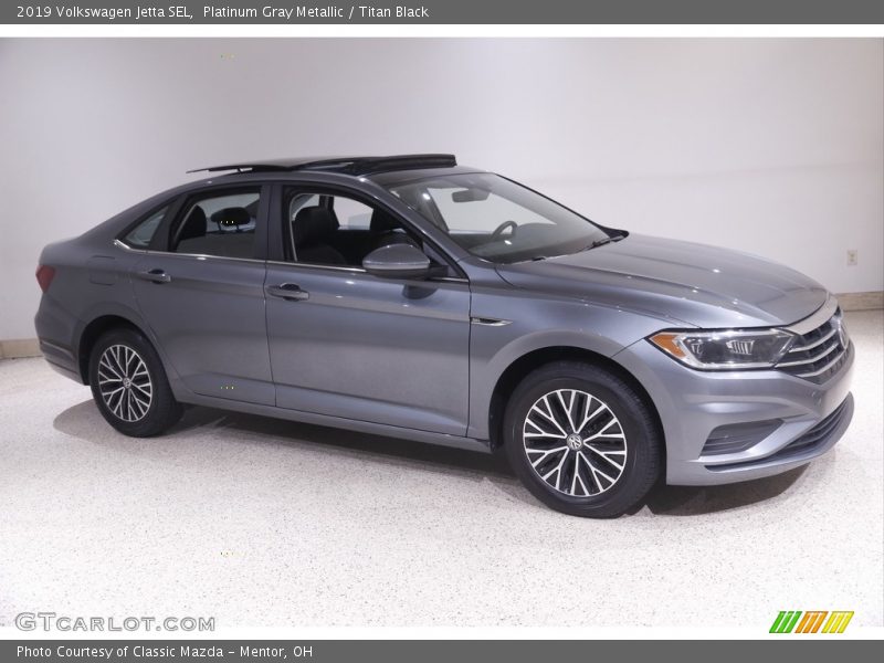 Platinum Gray Metallic / Titan Black 2019 Volkswagen Jetta SEL