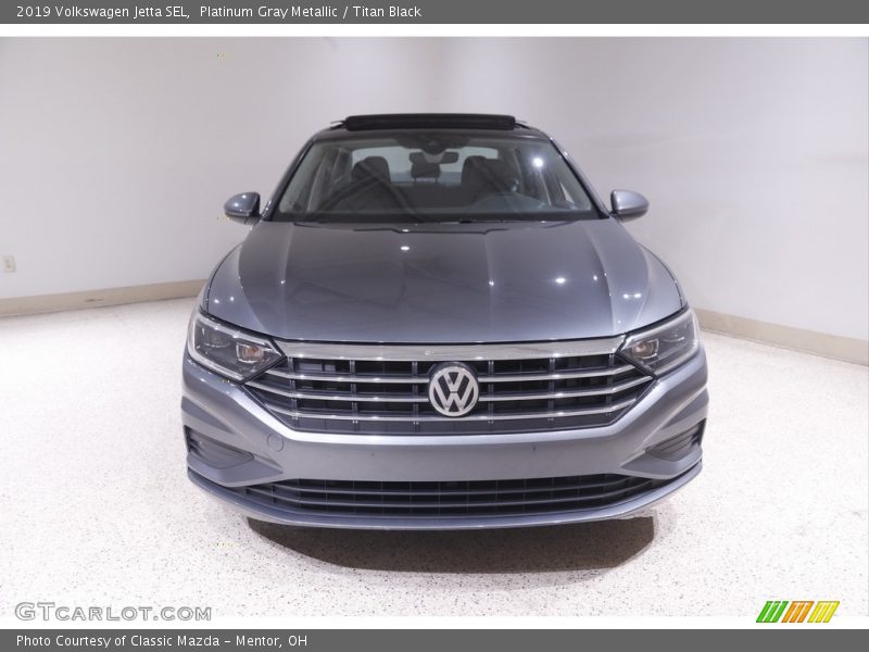 Platinum Gray Metallic / Titan Black 2019 Volkswagen Jetta SEL