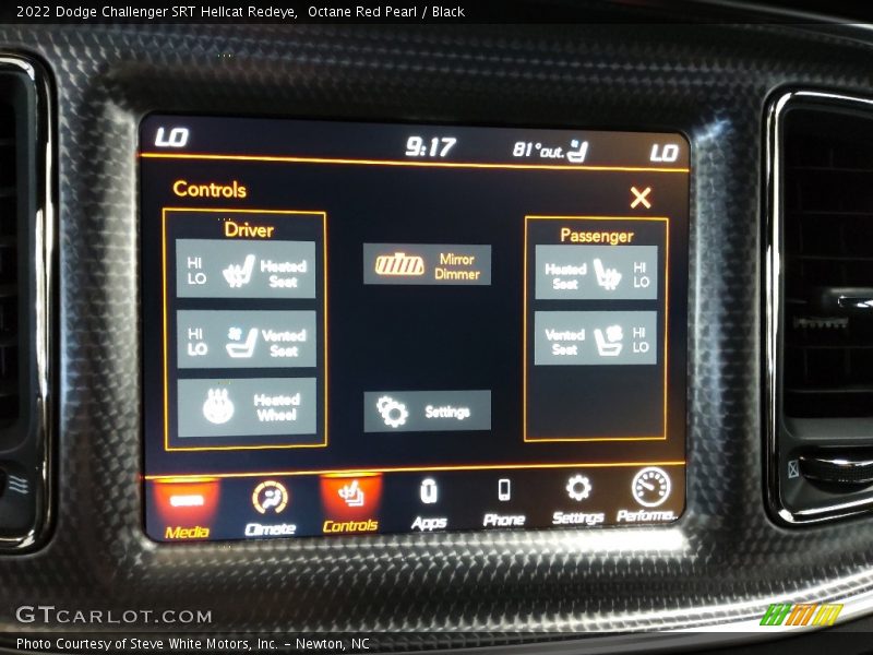 Octane Red Pearl / Black 2022 Dodge Challenger SRT Hellcat Redeye