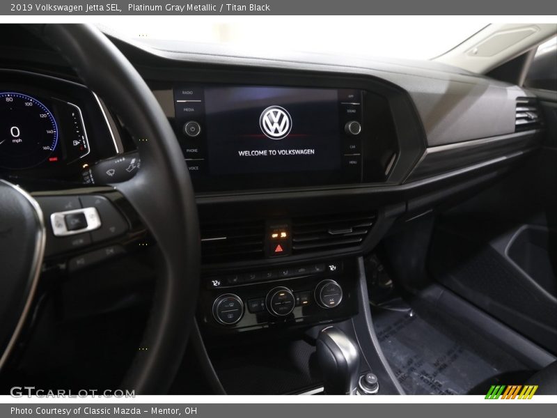 Platinum Gray Metallic / Titan Black 2019 Volkswagen Jetta SEL