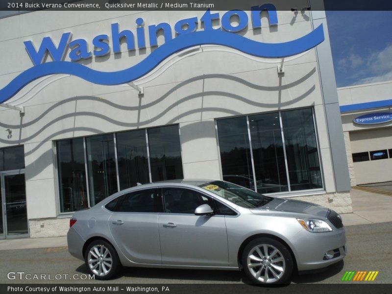 Quicksilver Metallic / Medium Titanium 2014 Buick Verano Convenience