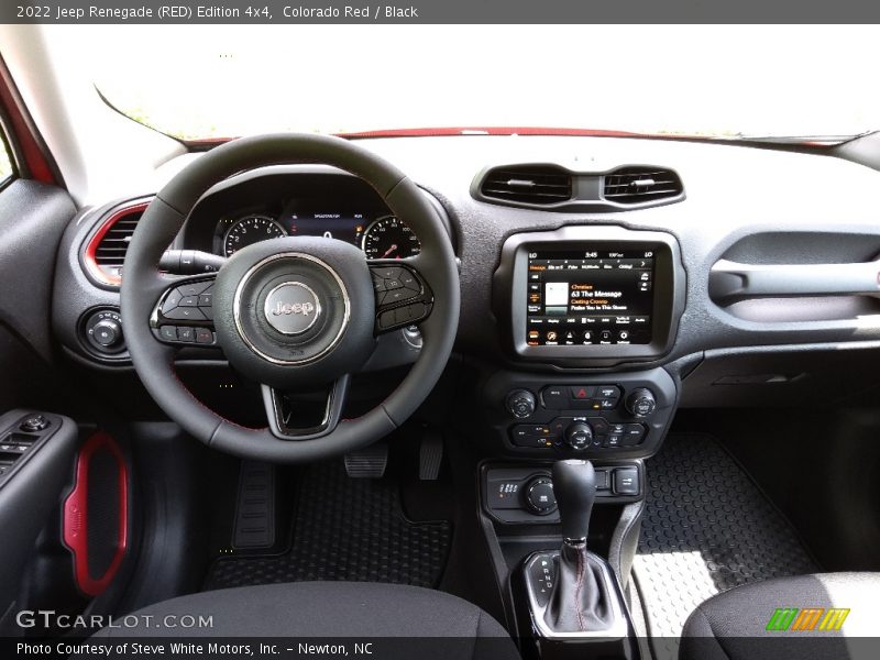 Dashboard of 2022 Renegade (RED) Edition 4x4