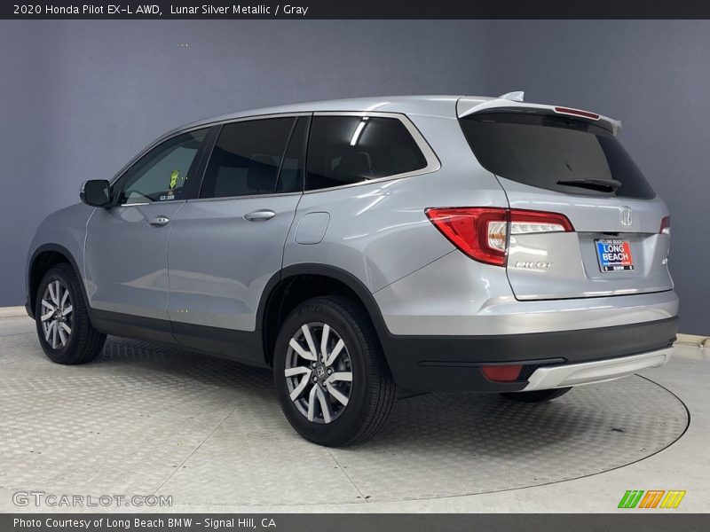 Lunar Silver Metallic / Gray 2020 Honda Pilot EX-L AWD