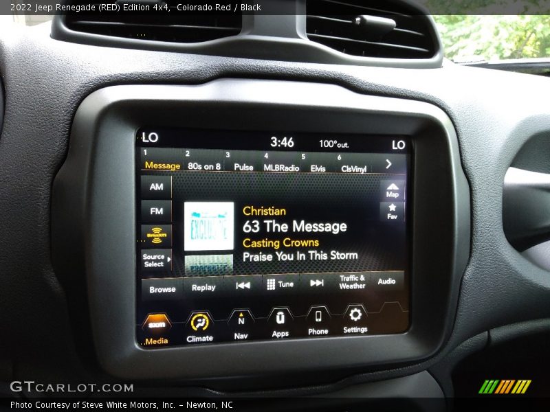 Controls of 2022 Renegade (RED) Edition 4x4