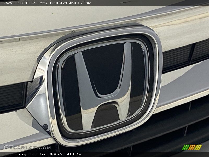 Lunar Silver Metallic / Gray 2020 Honda Pilot EX-L AWD