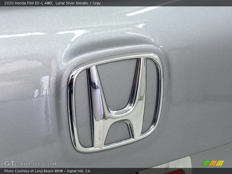 Lunar Silver Metallic / Gray 2020 Honda Pilot EX-L AWD
