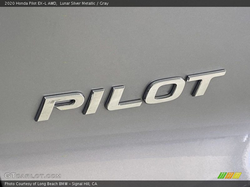 Lunar Silver Metallic / Gray 2020 Honda Pilot EX-L AWD
