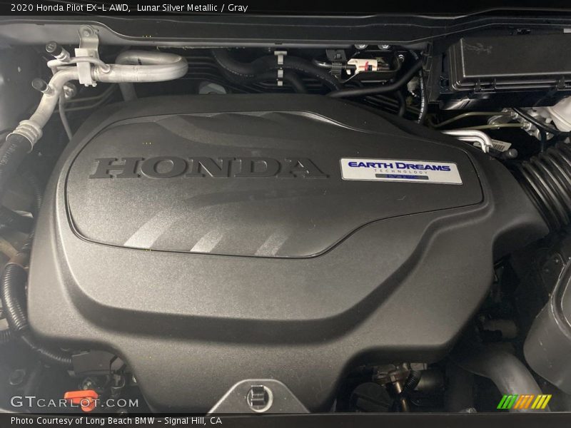 Lunar Silver Metallic / Gray 2020 Honda Pilot EX-L AWD