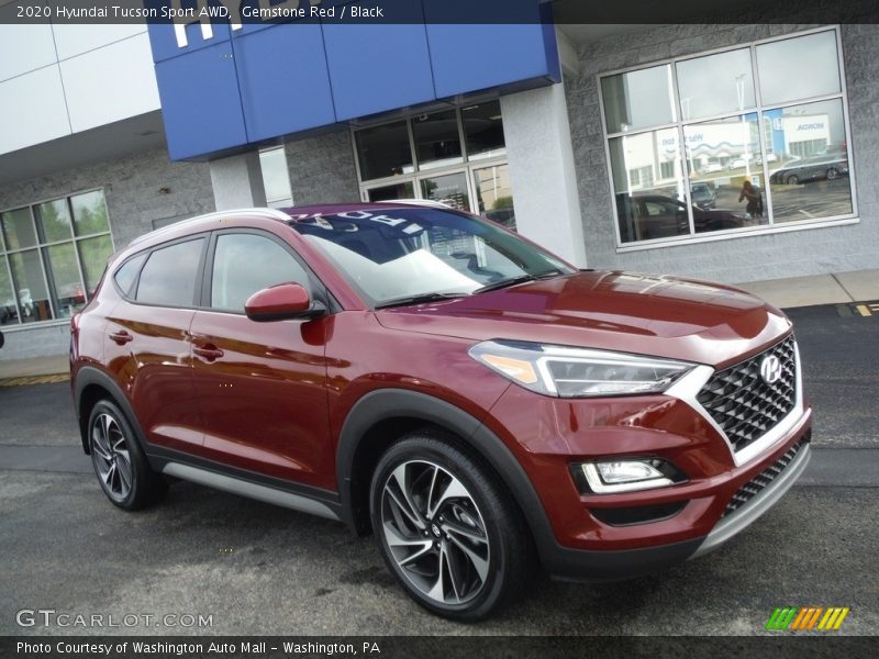 Gemstone Red / Black 2020 Hyundai Tucson Sport AWD