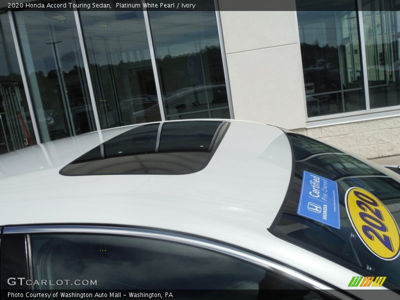 Platinum White Pearl / Ivory 2020 Honda Accord Touring Sedan