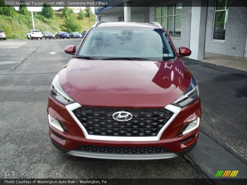 Gemstone Red / Black 2020 Hyundai Tucson Sport AWD