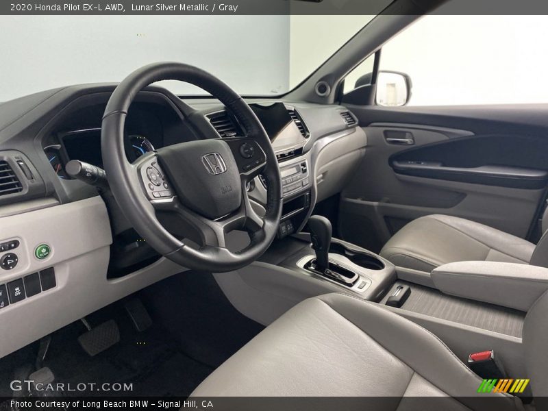 Lunar Silver Metallic / Gray 2020 Honda Pilot EX-L AWD