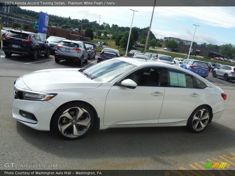 Platinum White Pearl / Ivory 2020 Honda Accord Touring Sedan