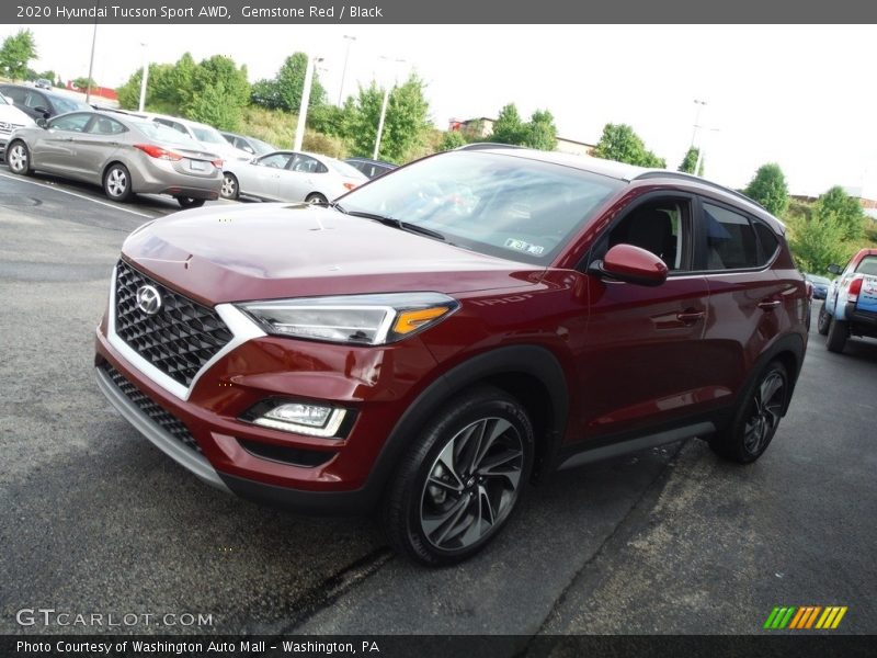 Gemstone Red / Black 2020 Hyundai Tucson Sport AWD