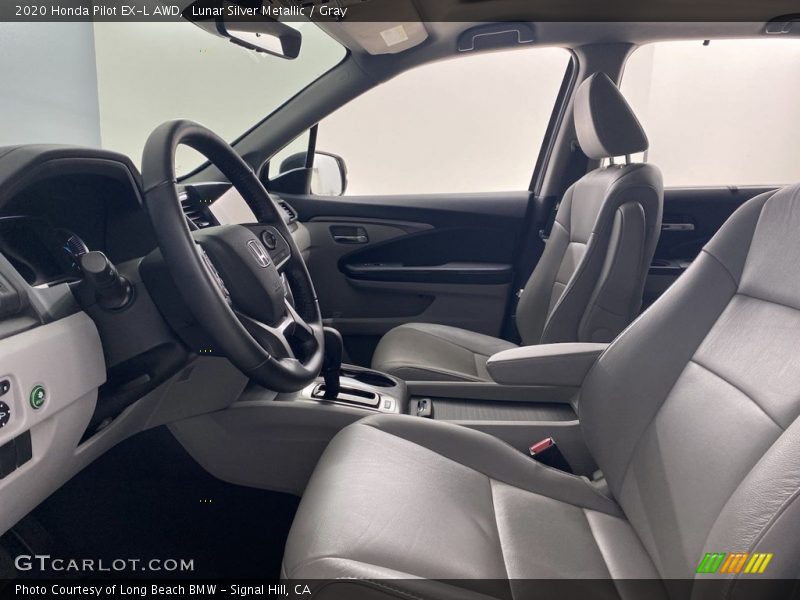 Lunar Silver Metallic / Gray 2020 Honda Pilot EX-L AWD