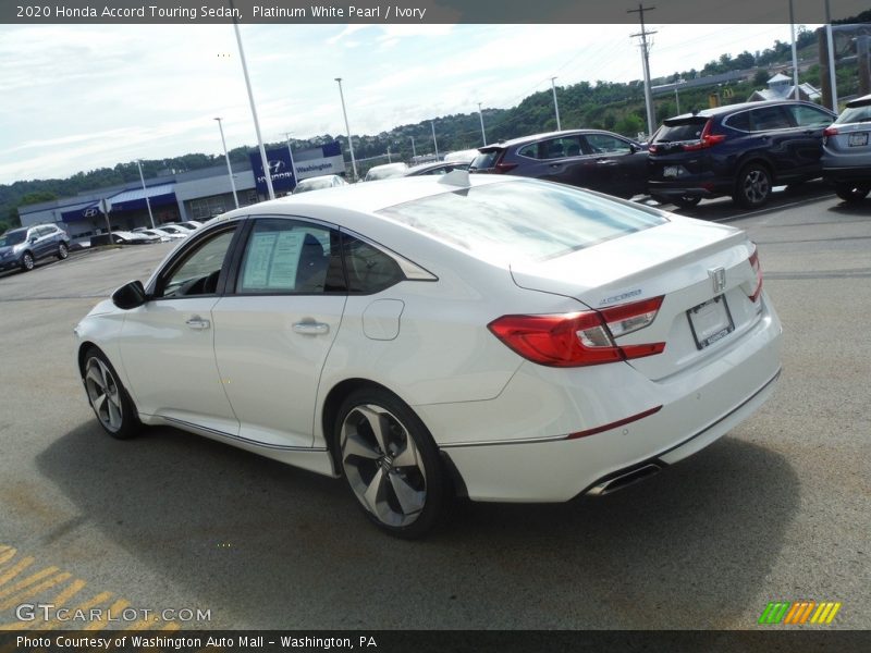 Platinum White Pearl / Ivory 2020 Honda Accord Touring Sedan