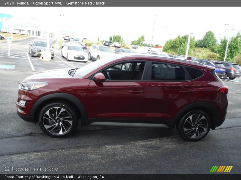 Gemstone Red / Black 2020 Hyundai Tucson Sport AWD