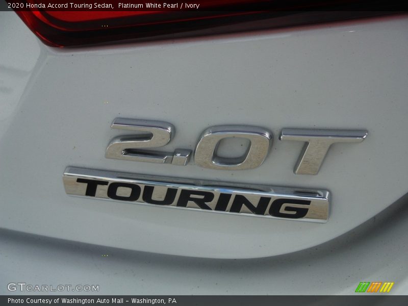Platinum White Pearl / Ivory 2020 Honda Accord Touring Sedan
