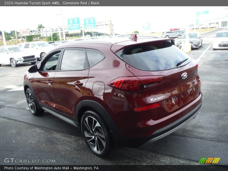 Gemstone Red / Black 2020 Hyundai Tucson Sport AWD