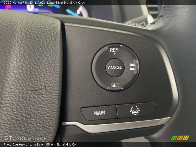 Lunar Silver Metallic / Gray 2020 Honda Pilot EX-L AWD