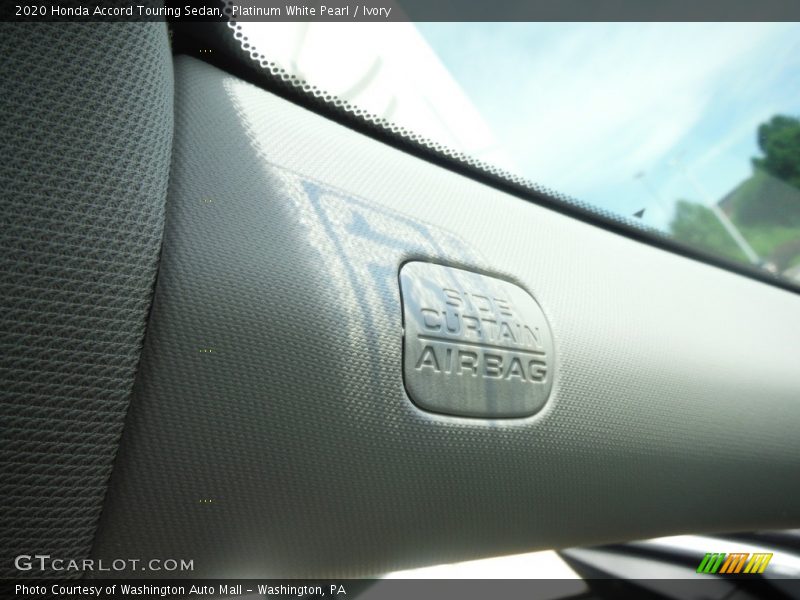 Platinum White Pearl / Ivory 2020 Honda Accord Touring Sedan