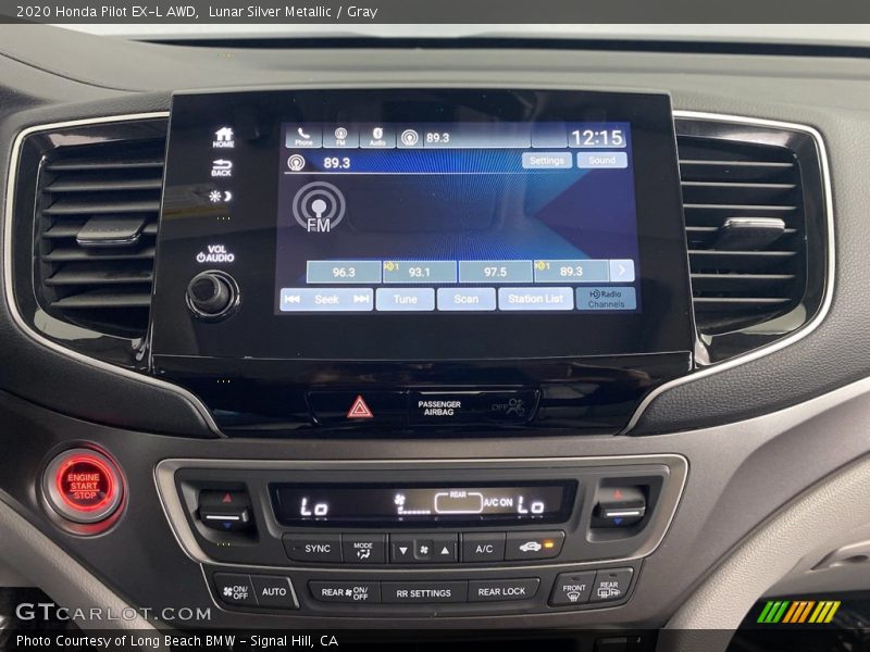 Lunar Silver Metallic / Gray 2020 Honda Pilot EX-L AWD