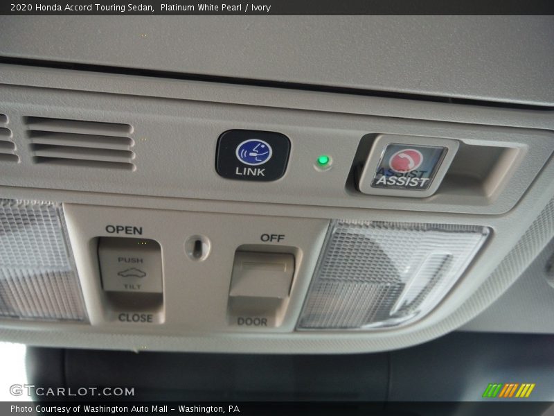 Platinum White Pearl / Ivory 2020 Honda Accord Touring Sedan