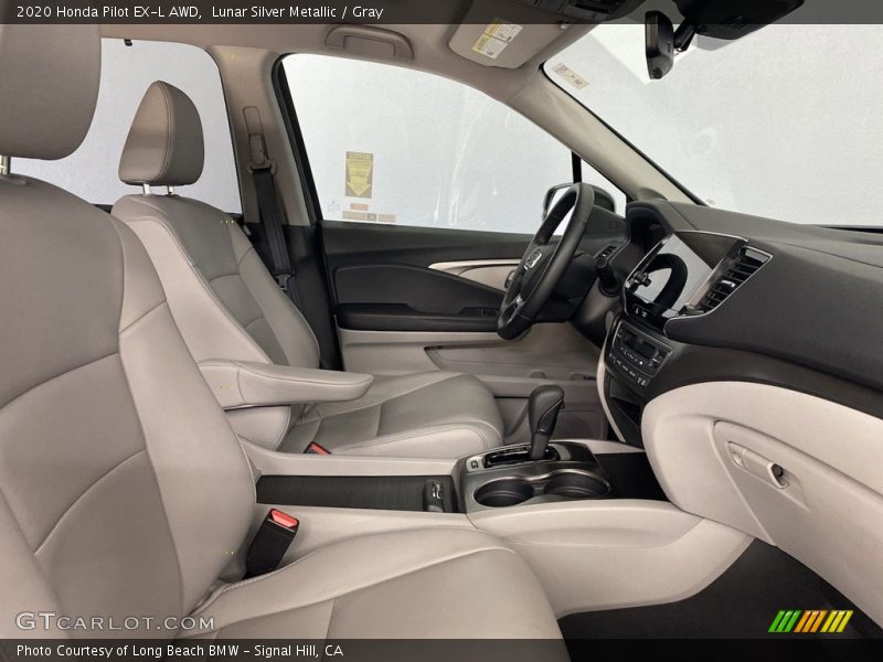 Lunar Silver Metallic / Gray 2020 Honda Pilot EX-L AWD
