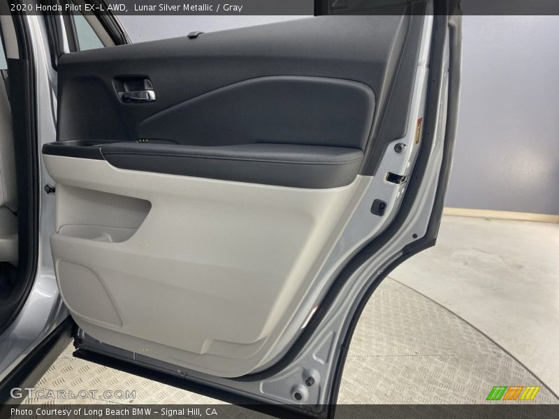 Lunar Silver Metallic / Gray 2020 Honda Pilot EX-L AWD