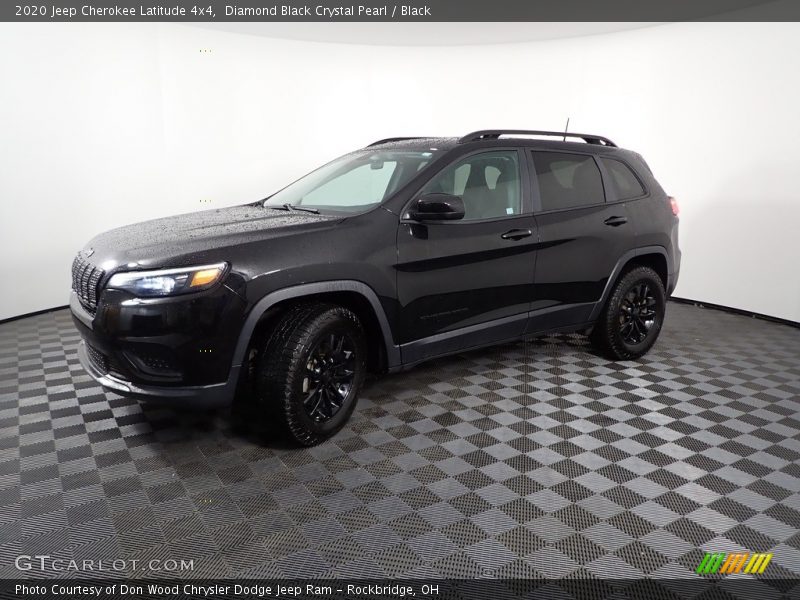 Diamond Black Crystal Pearl / Black 2020 Jeep Cherokee Latitude 4x4